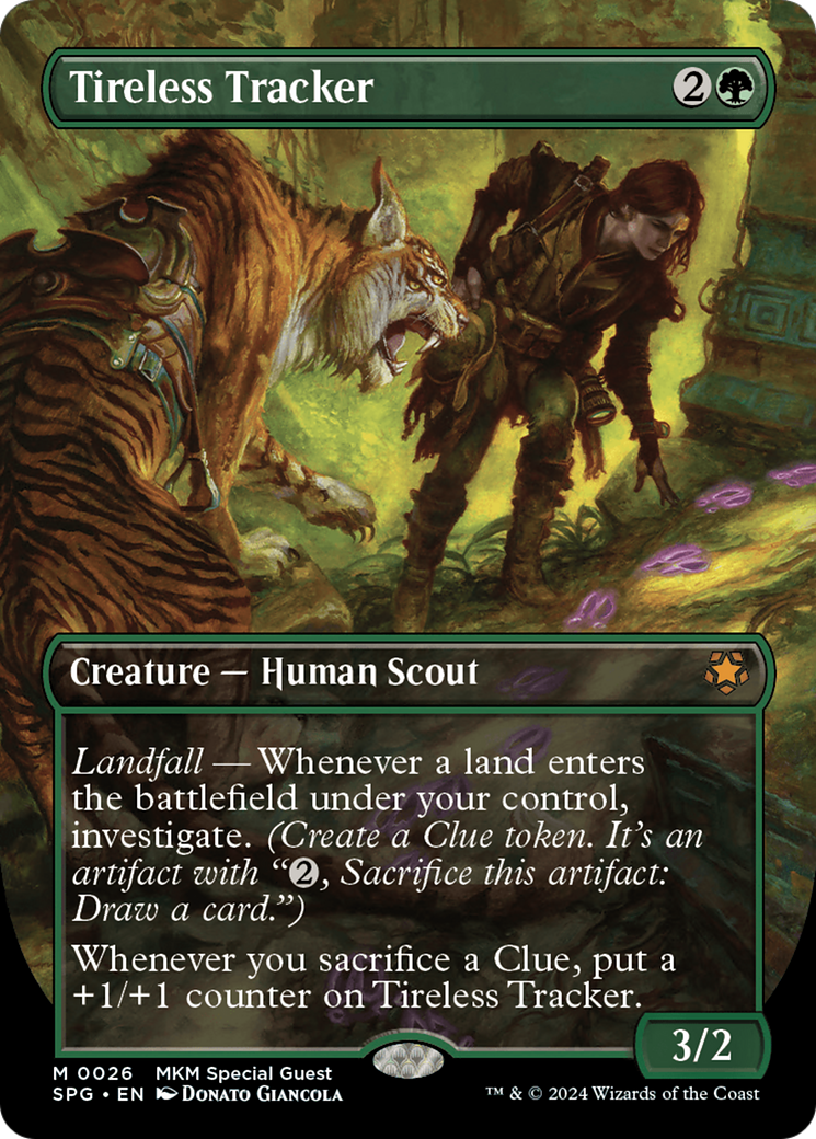 Tireless Tracker (Borderless) [Murders at Karlov Manor Special Guests] - Trinity Hobby