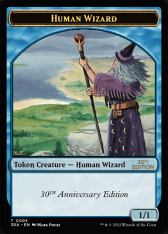 Human Wizard Token [30th Anniversary Tokens] - Trinity Hobby