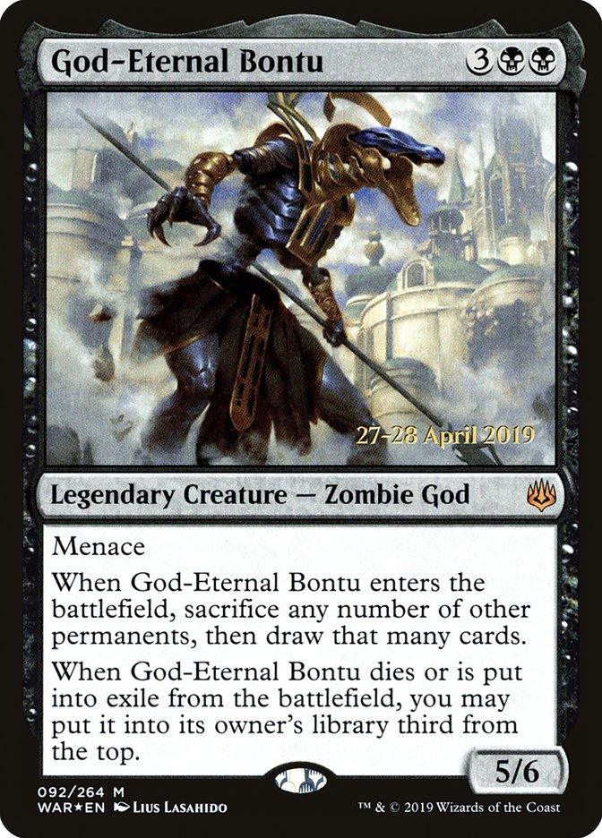 God-Eternal Bontu [War of the Spark Prerelease Promos] - Trinity Hobby