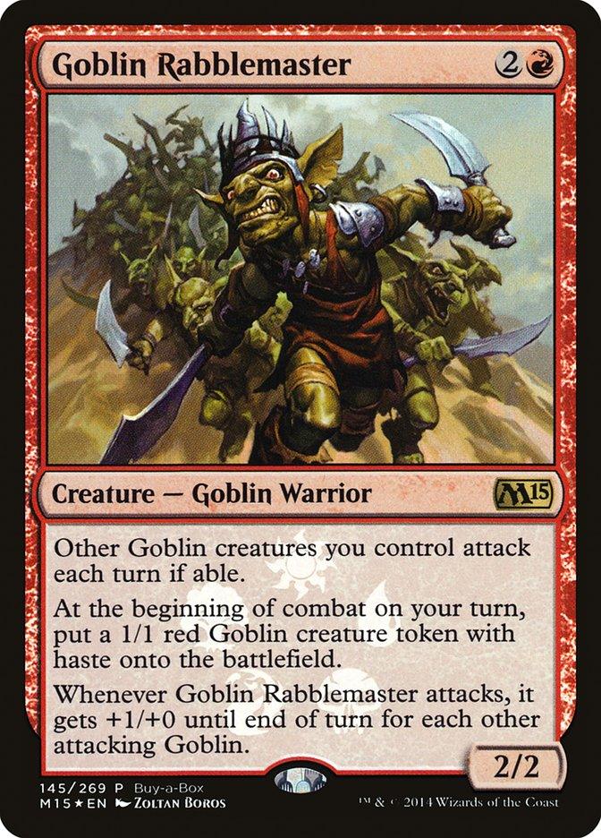 Goblin Rabblemaster (Buy-A-Box) [Magic 2015 Promos] - Trinity Hobby