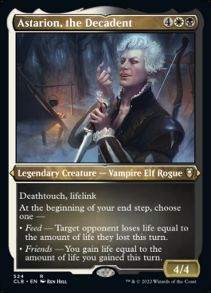 Astarion, the Decadent (Foil Etched) [Commander Legends: Battle for Baldur's Gate] - Trinity Hobby