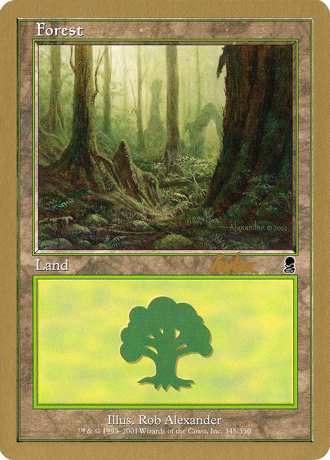 Forest (bk348) (Brian Kibler) [World Championship Decks 2002] - Trinity Hobby