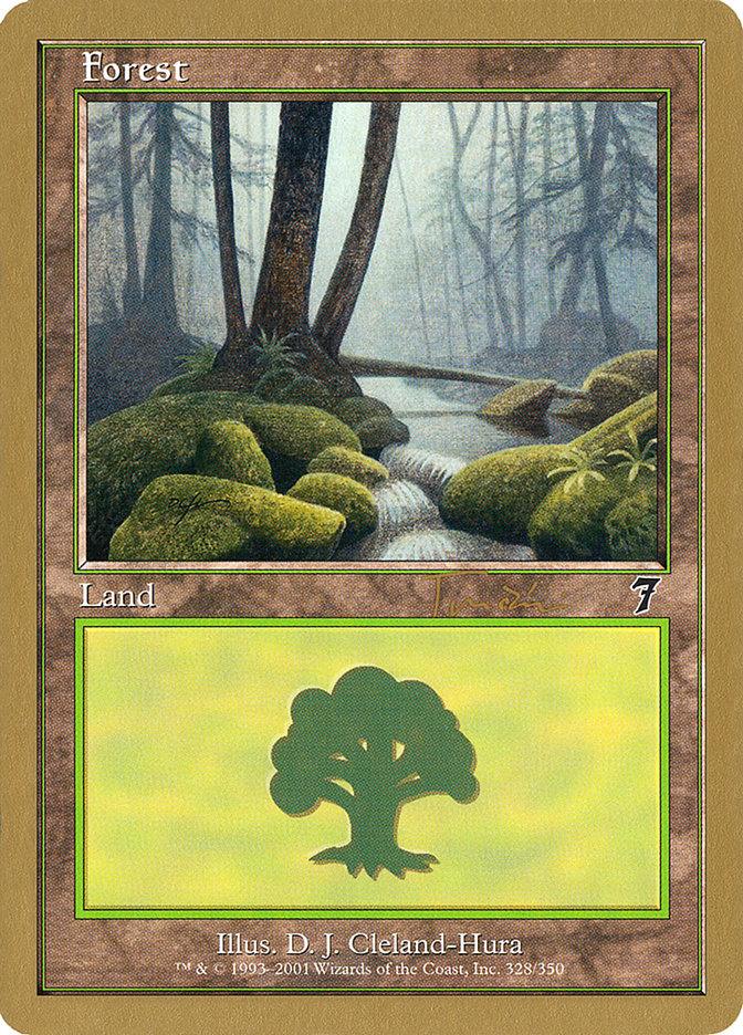 Forest (jt328) (Jan Tomcani) [World Championship Decks 2001] - Trinity Hobby