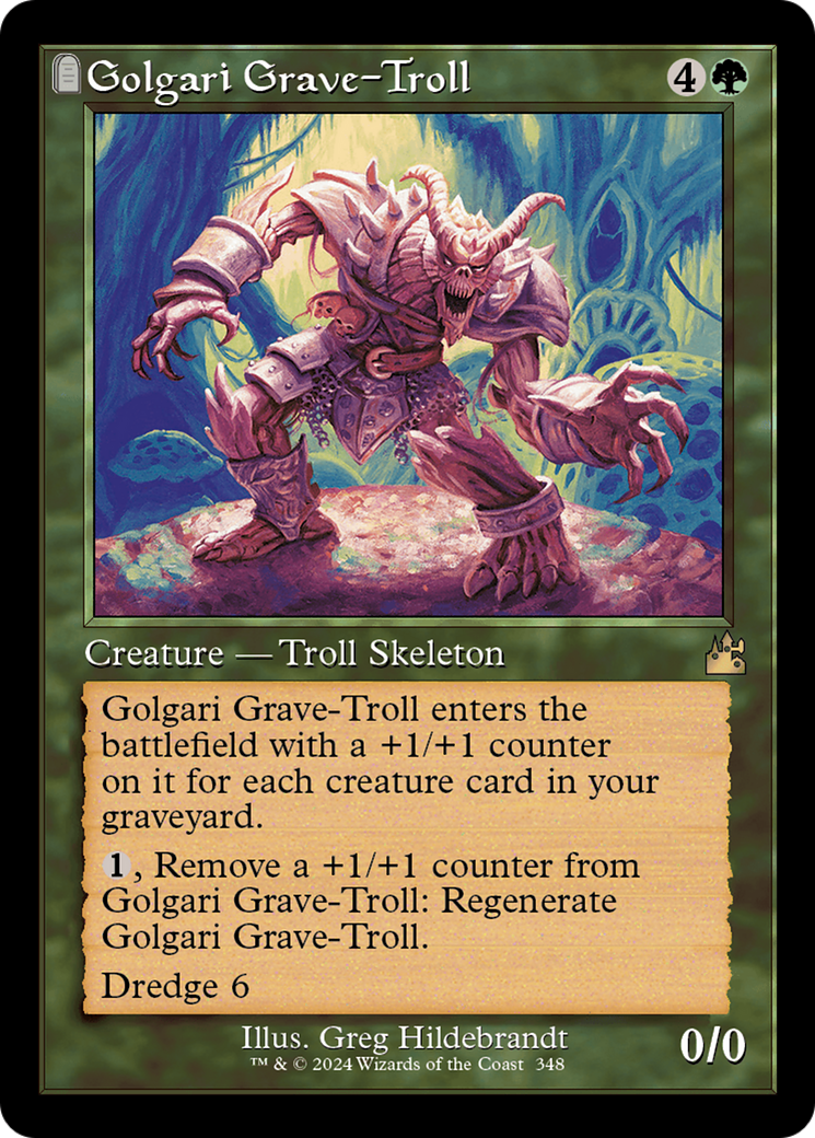 Golgari Grave-Troll (Retro Frame) [Ravnica Remastered] - Trinity Hobby