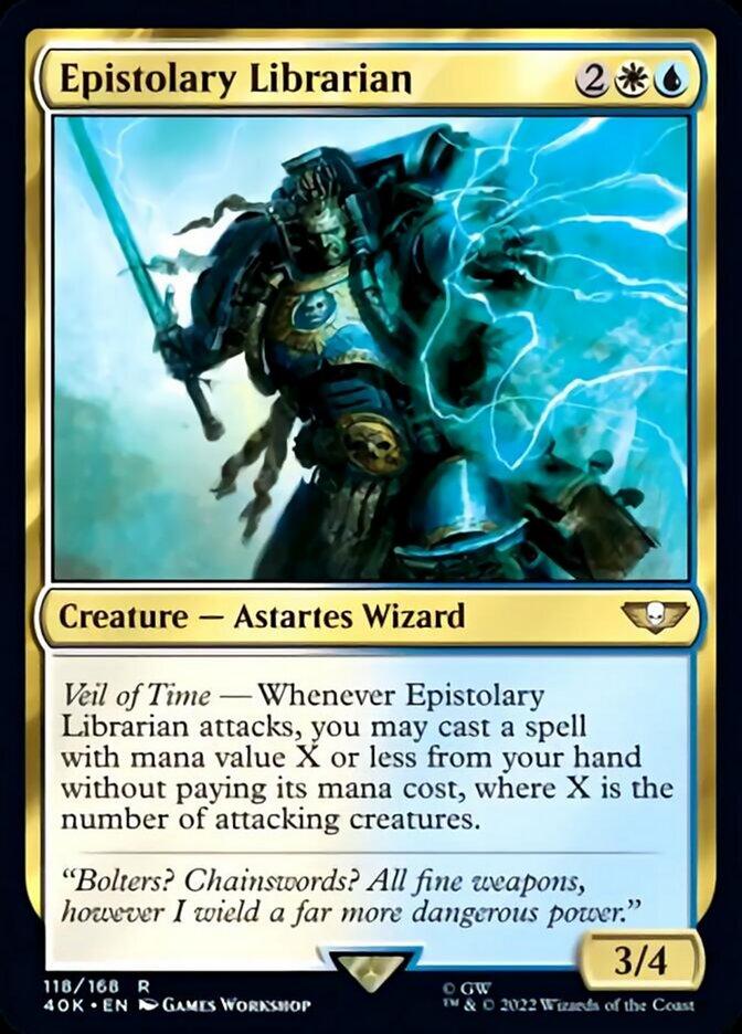 Epistolary Librarian (Surge Foil) [Warhammer 40,000] - Trinity Hobby