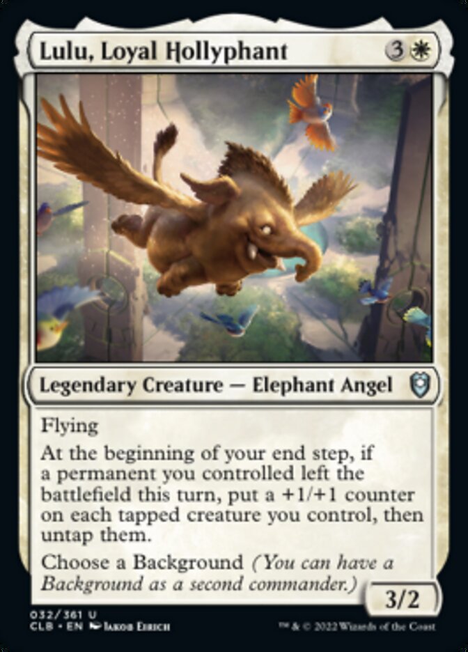 Lulu, Loyal Hollyphant [Commander Legends: Battle for Baldur's Gate] - Trinity Hobby