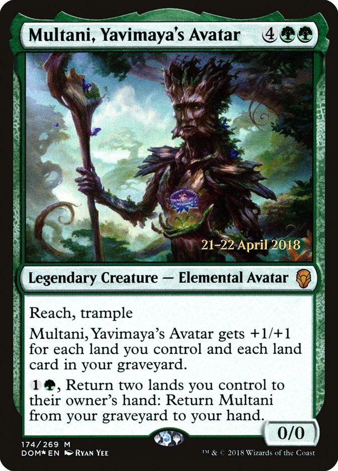 Multani, Yavimaya's Avatar [Dominaria Prerelease Promos] - Trinity Hobby