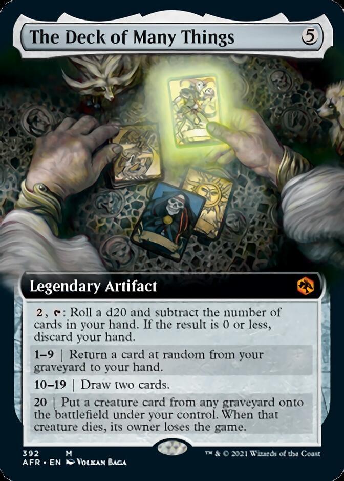 The Deck of Many Things (Extended Art) [Dungeons & Dragons: Adventures in the Forgotten Realms] - Trinity Hobby