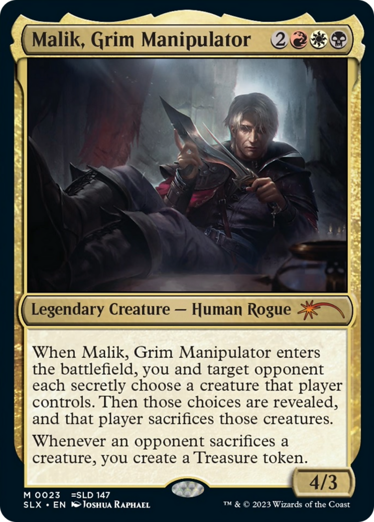 Malik, Grim Manipulator [Secret Lair: Universes Within] - Trinity Hobby