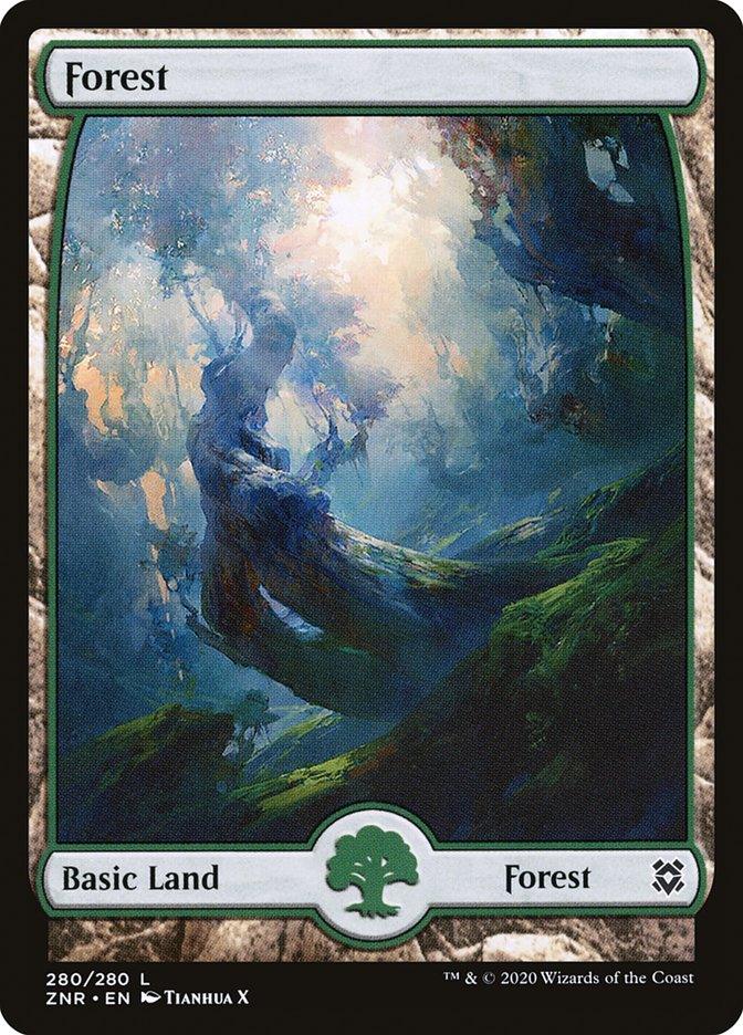 Forest (280) [Zendikar Rising] - Trinity Hobby