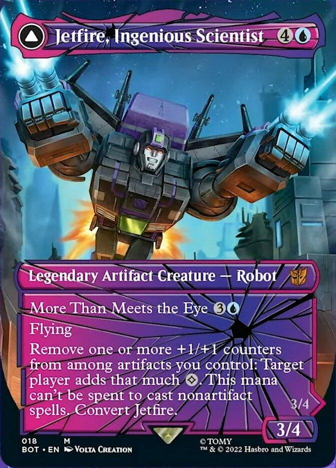 Jetfire, Ingenious Scientist // Jetfire, Air Guardian (Shattered Glass) [Transformers] - Trinity Hobby