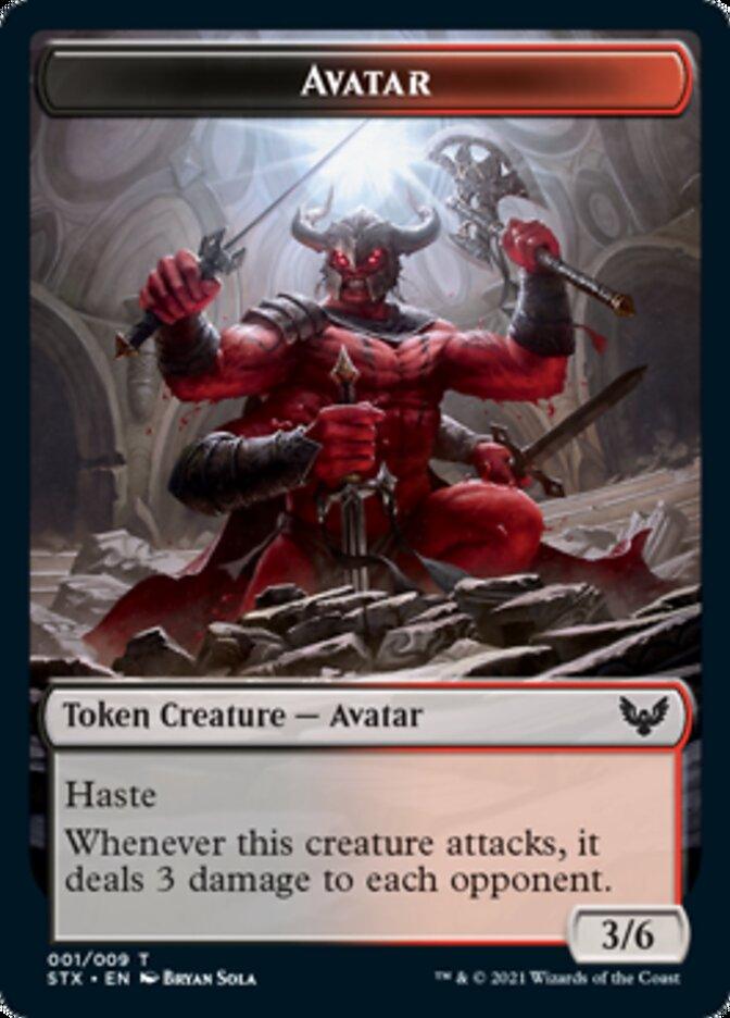 Avatar Token [Strixhaven: School of Mages Tokens] - Trinity Hobby