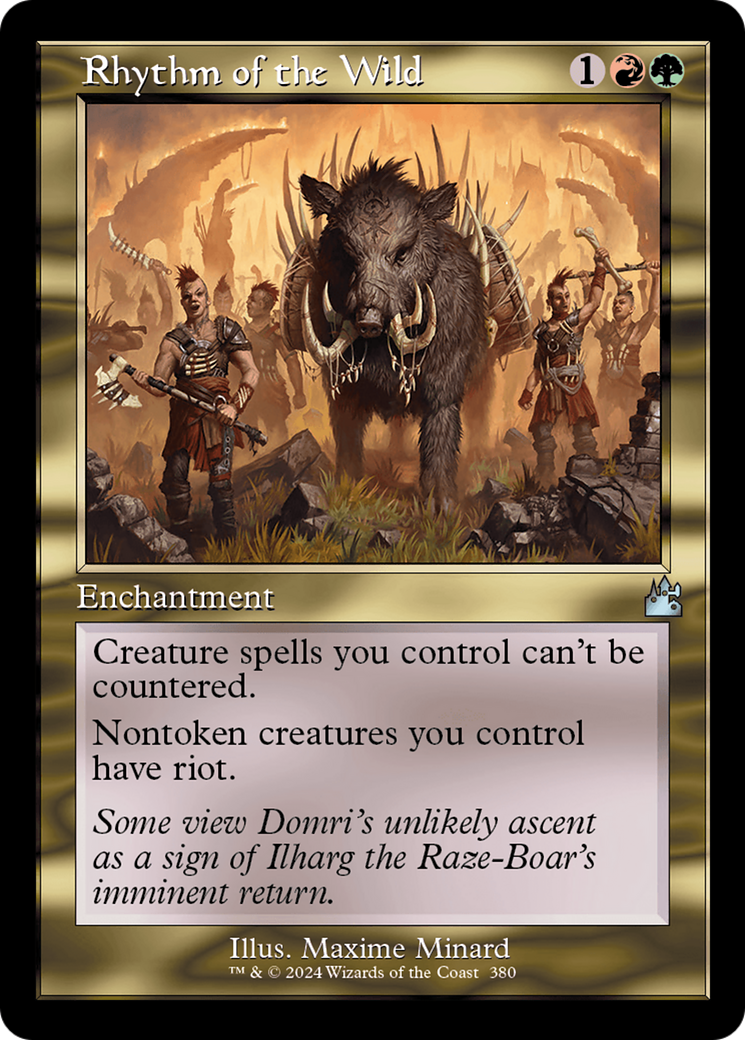 Rhythm of the Wild (Retro Frame) [Ravnica Remastered] - Trinity Hobby