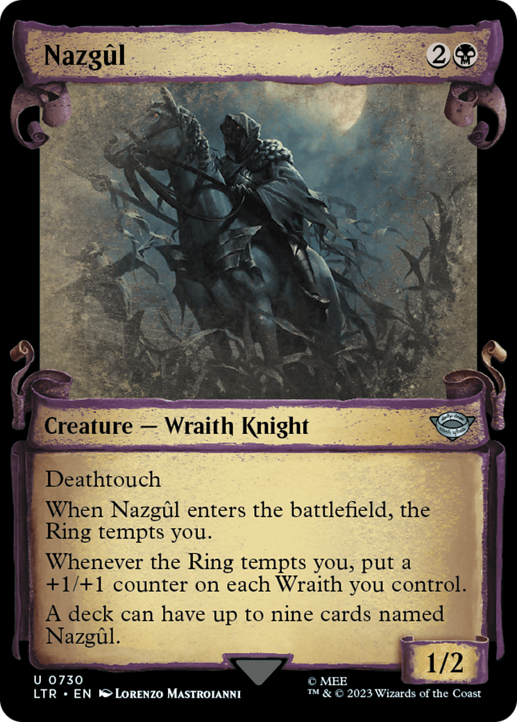 Nazgul (0730) [The Lord of the Rings: Tales of Middle-Earth Showcase Scrolls] - Trinity Hobby