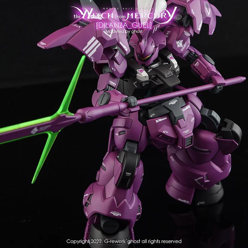 G-rework [HG] [ the witch from mercury] Guel's Dilanza Water Decal - Trinity Hobby