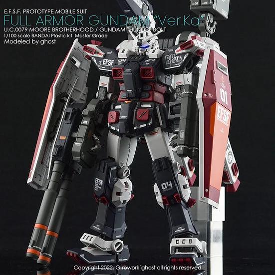 G-rework [MG] FULL ARMOR GUNDAM Ver.Ka [GUNDAM THUNDERBOLT] Water Decal - Trinity Hobby