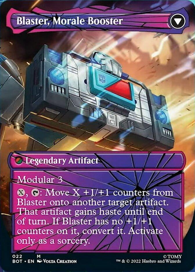 Blaster, Combat DJ // Blaster, Morale Booster (Shattered Glass) [Transformers] - Trinity Hobby