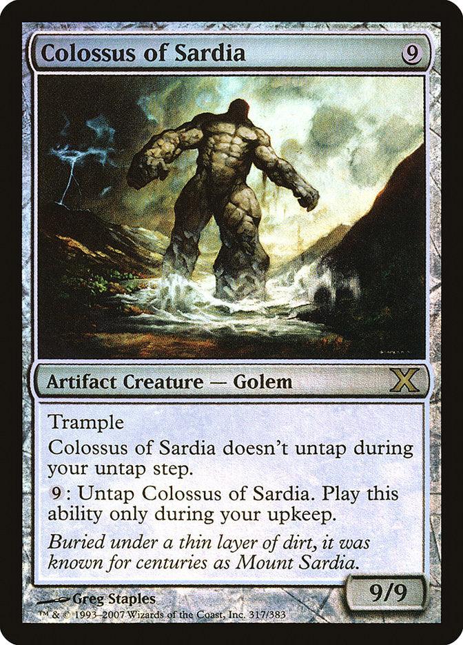 Colossus of Sardia (Premium Foil) [Tenth Edition] - Trinity Hobby