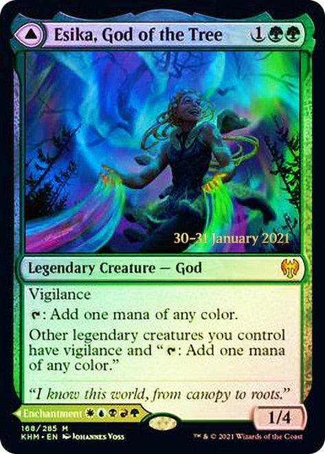 Esika, God of the Tree // The Prismatic Bridge [Kaldheim Prerelease Promos] - Trinity Hobby
