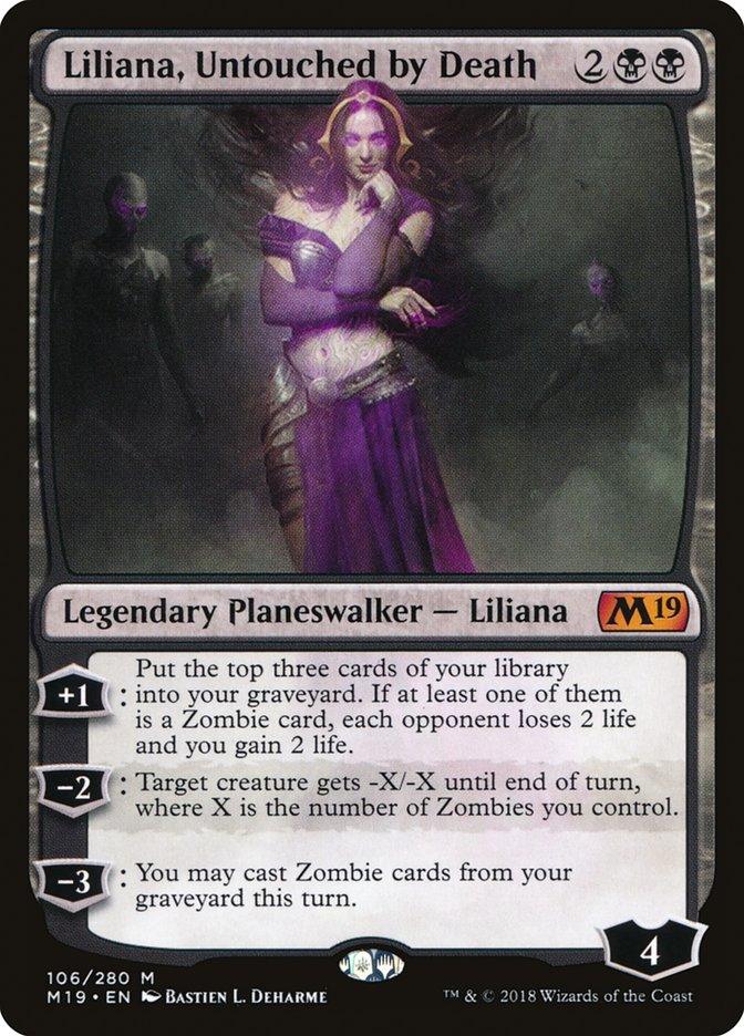 Liliana, Untouched by Death [Core Set 2019] - Trinity Hobby