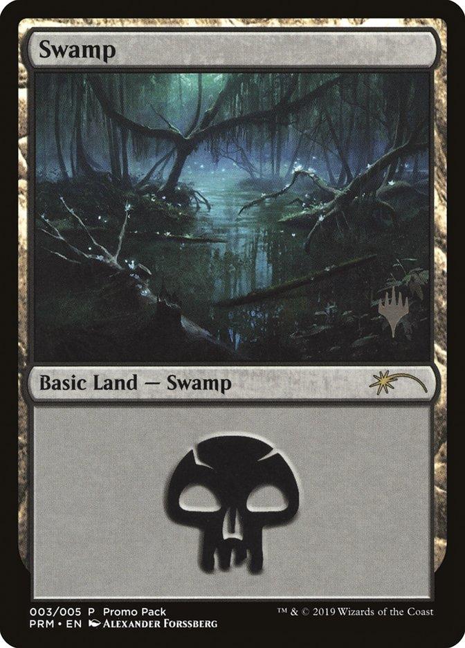 Swamp (3) [Core Set 2020 Promo Pack] - Trinity Hobby