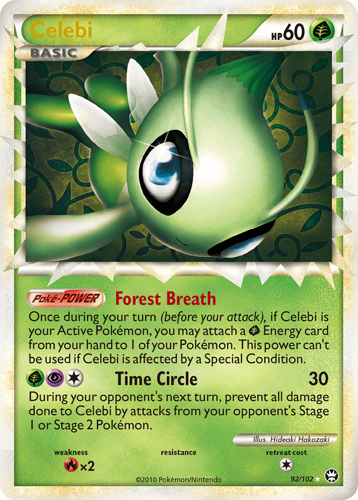 Celebi (92/102) [HeartGold & SoulSilver: Triumphant] - Trinity Hobby