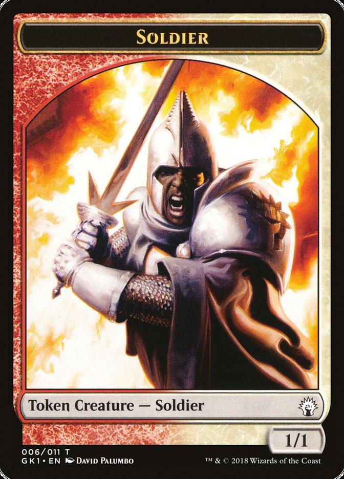 Soldier // Goblin Double-Sided Token [Guilds of Ravnica Guild Kit Tokens] - Trinity Hobby