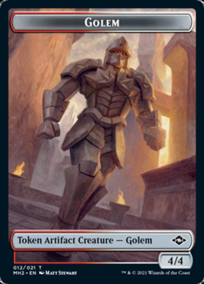 Clue (15) // Golem Double-Sided Token [Modern Horizons 2 Tokens] - Trinity Hobby