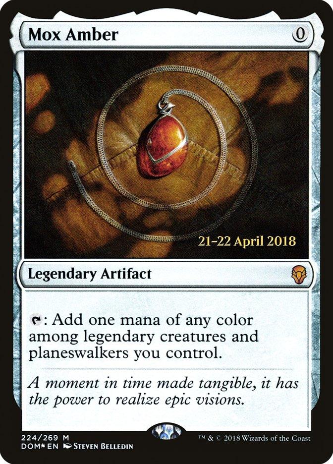 Mox Amber [Dominaria Prerelease Promos] - Trinity Hobby