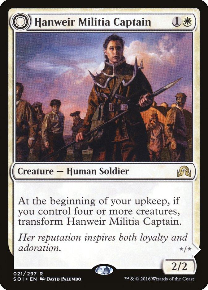 Hanweir Militia Captain // Westvale Cult Leader [Shadows over Innistrad] - Trinity Hobby