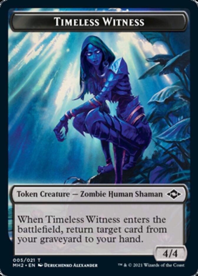 Timeless Witness // Treasure (20) Double-Sided Token [Modern Horizons 2 Tokens] - Trinity Hobby
