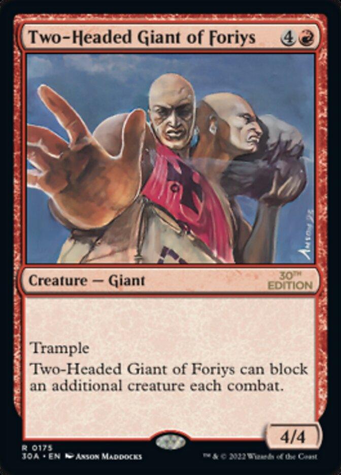 Two-Headed Giant of Foriys [30th Anniversary Edition] - Trinity Hobby