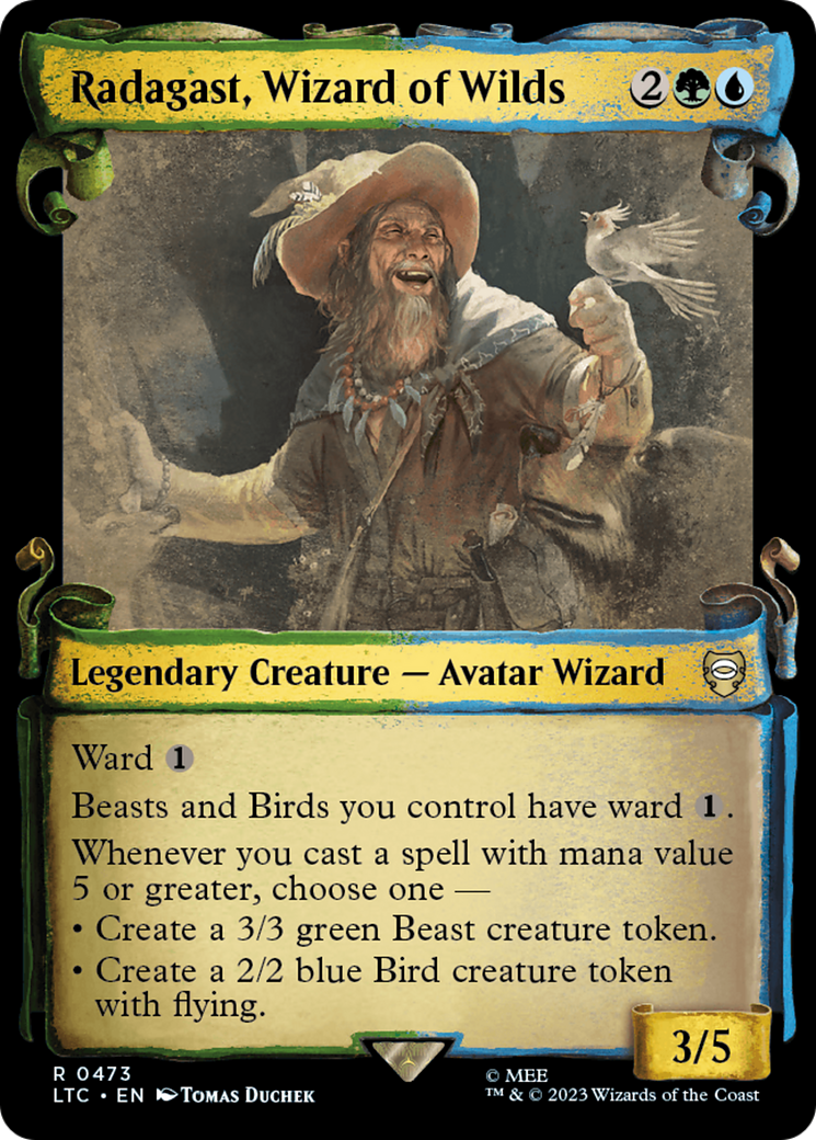 Radagast, Wizard of Wilds [The Lord of the Rings: Tales of Middle-Earth Commander Showcase Scrolls] - Trinity Hobby