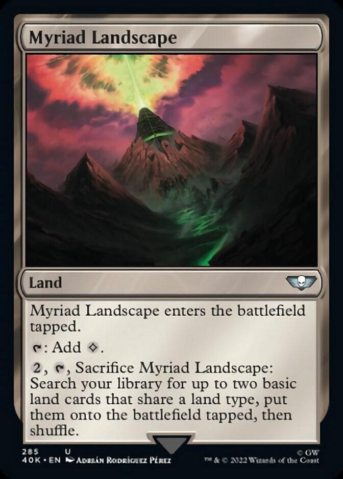 Myriad Landscape (Surge Foil) [Warhammer 40,000] - Trinity Hobby