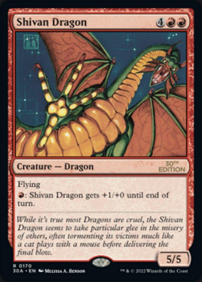 Shivan Dragon [30th Anniversary Edition] - Trinity Hobby