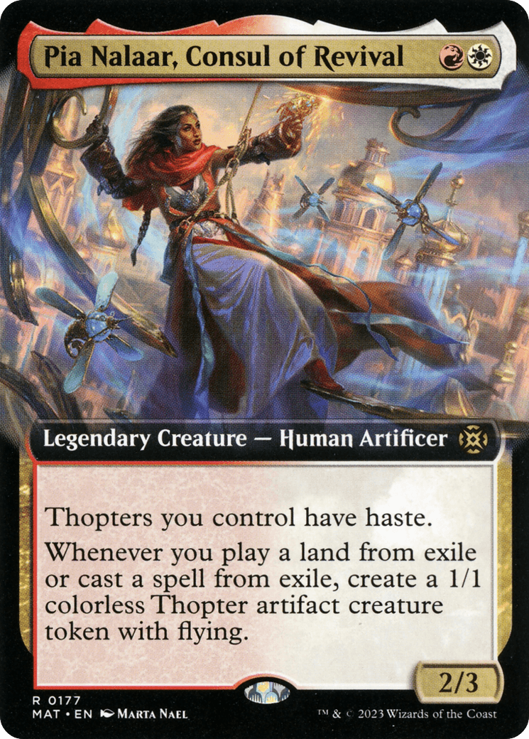 Pia Nalaar, Consul of Revival (Extended Art) [March of the Machine: The Aftermath] - Trinity Hobby