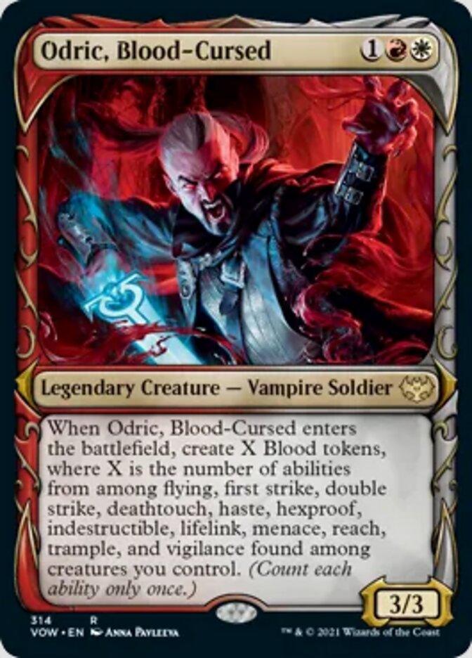 Odric, Blood-Cursed (Showcase Fang Frame) [Innistrad: Crimson Vow] - Trinity Hobby