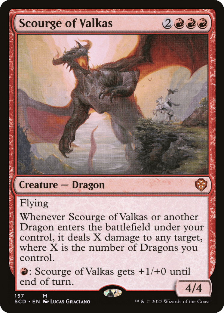 Scourge of Valkas [Starter Commander Decks] - Trinity Hobby