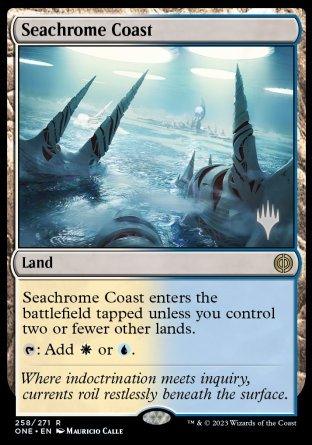 Seachrome Coast (Promo Pack) [Phyrexia: All Will Be One Promos] - Trinity Hobby