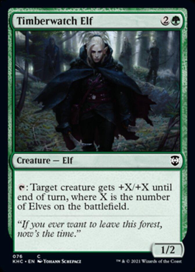 Timberwatch Elf [Kaldheim Commander] - Trinity Hobby