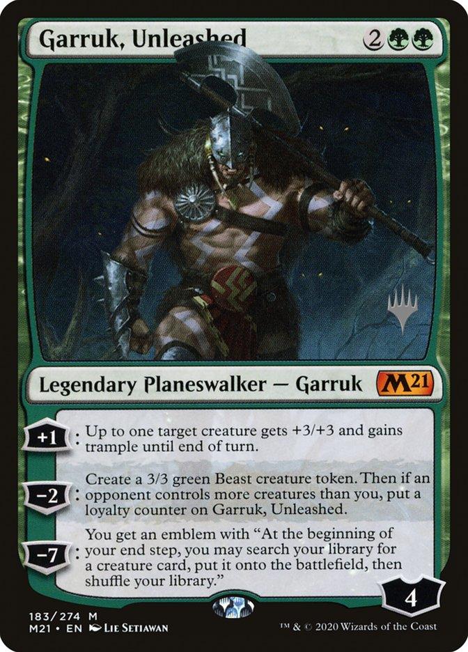Garruk, Unleashed (Promo Pack) [Core Set 2021 Promos] - Trinity Hobby