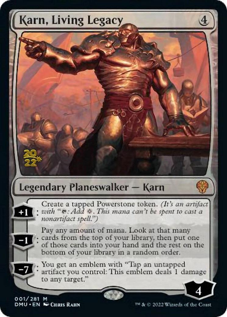 Karn, Living Legacy [Dominaria United Prerelease Promos] - Trinity Hobby