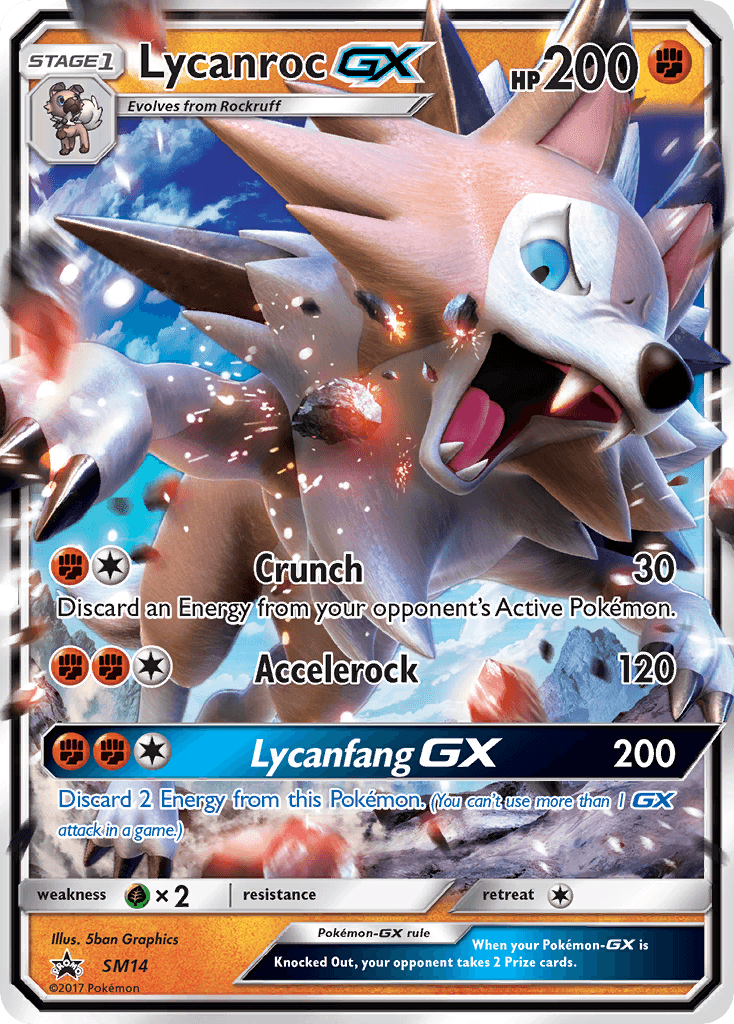 Lycanroc GX (SM14) [Sun & Moon: Black Star Promos] - Trinity Hobby