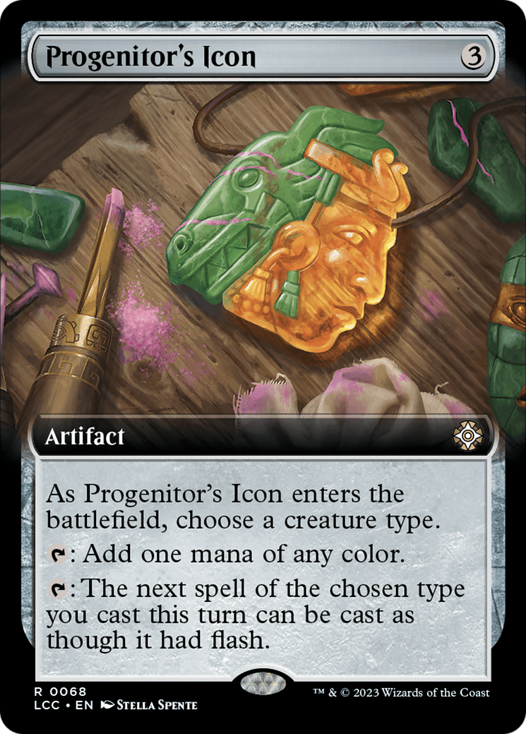 Progenitor's Icon (Extended Art) [The Lost Caverns of Ixalan Commander] - Trinity Hobby