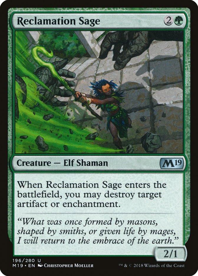 Reclamation Sage [Core Set 2019] - Trinity Hobby
