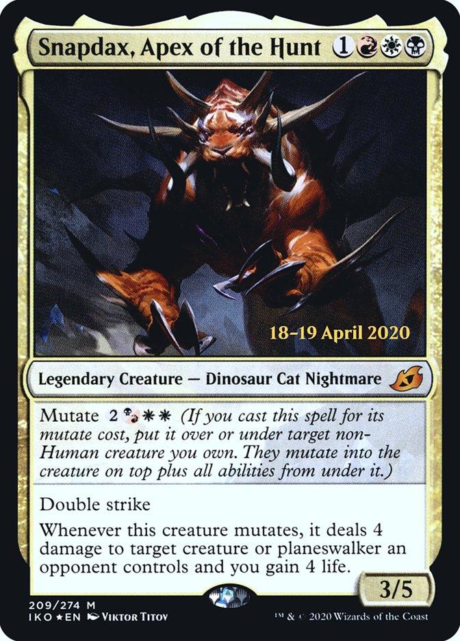Snapdax, Apex of the Hunt [Ikoria: Lair of Behemoths Prerelease Promos] - Trinity Hobby