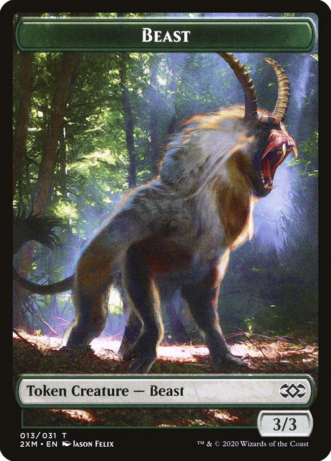 Beast Token [Double Masters Tokens] - Trinity Hobby