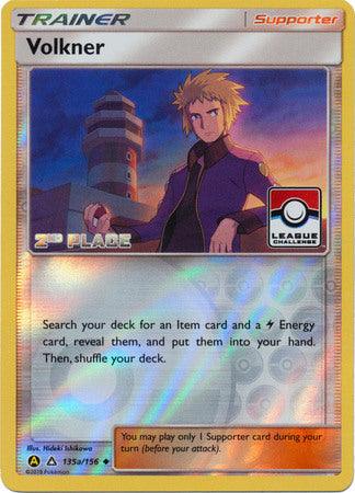 Volkner (135a/156) (League Challenge 2nd Place) [Sun & Moon: Ultra Prism] - Trinity Hobby