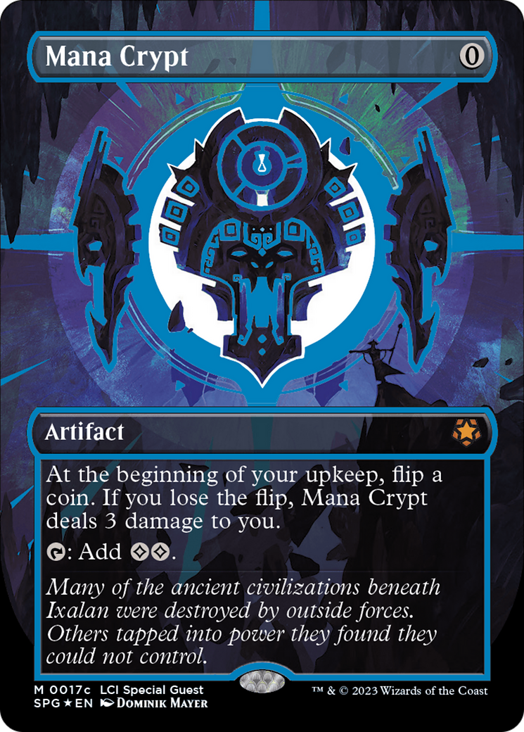 Mana Crypt (0017c) (Borderless) [The Lost Caverns of Ixalan Special Guests] - Trinity Hobby