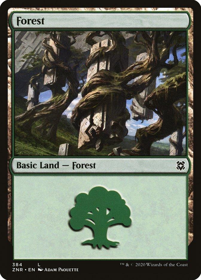 Forest (384) [Zendikar Rising] - Trinity Hobby